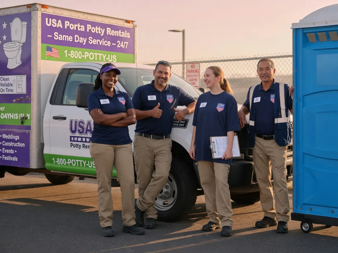 Porta Potty Rental company in Center Cross, VA